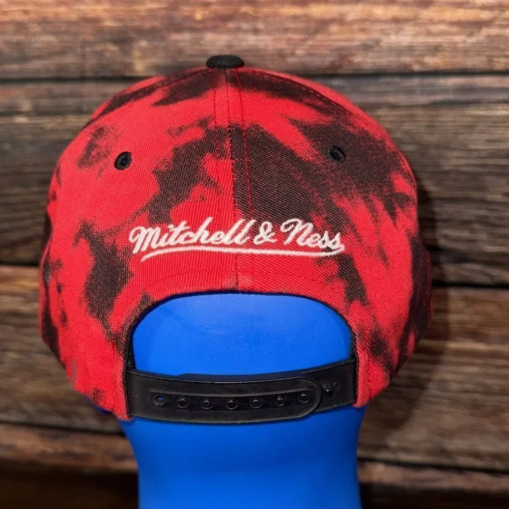 Mitchell & Ness Rare Miami Heat Acid Red SnapBack cap